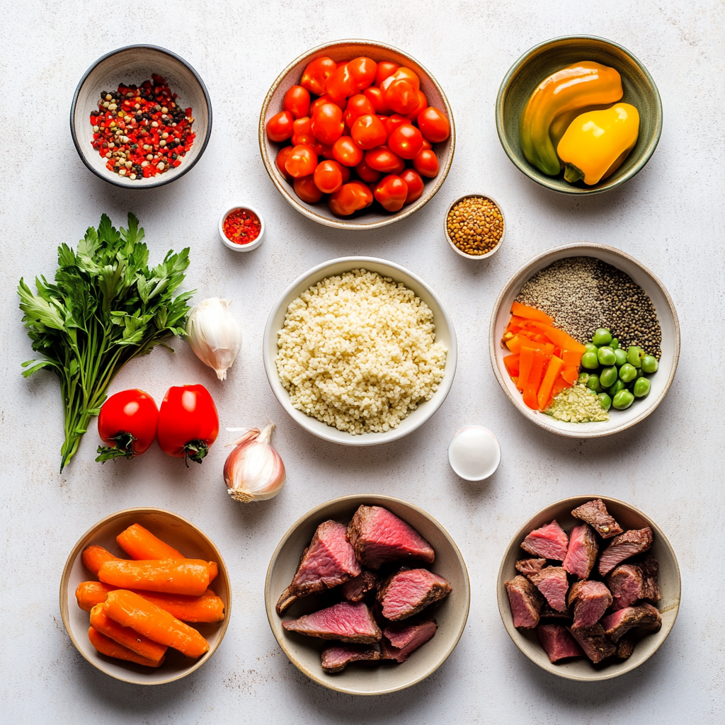 Ingredients for White Chocolate Cranberry Blondies
