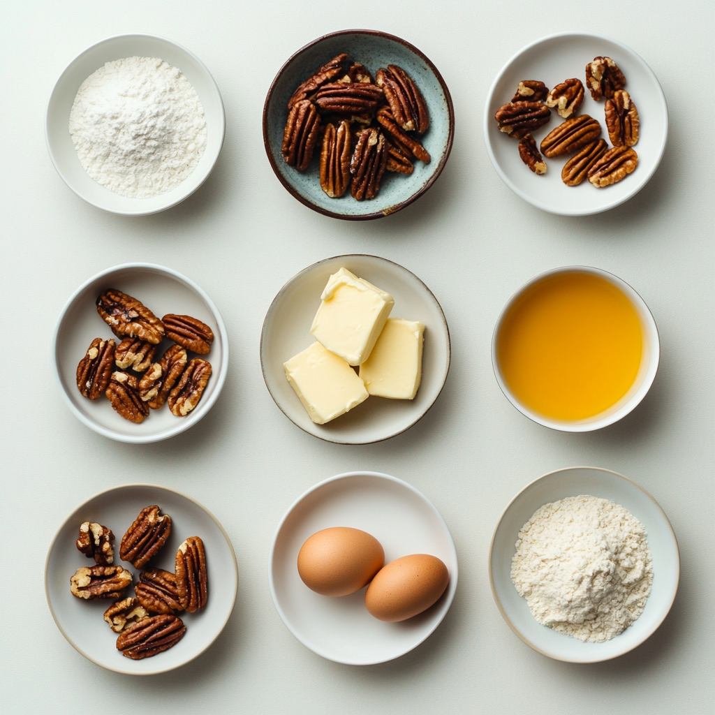 Ingredients for White Chocolate Cranberry Blondies