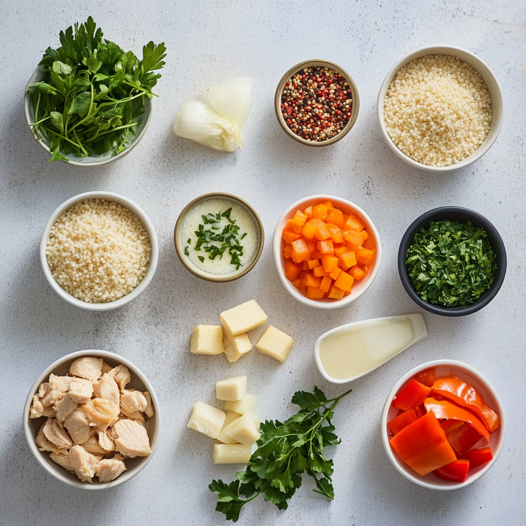 Ingredients for Chicken Couscous Recipe