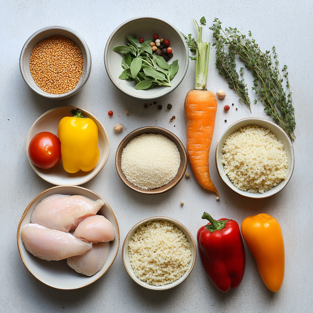 Ingredients for White Chocolate Cranberry Blondies