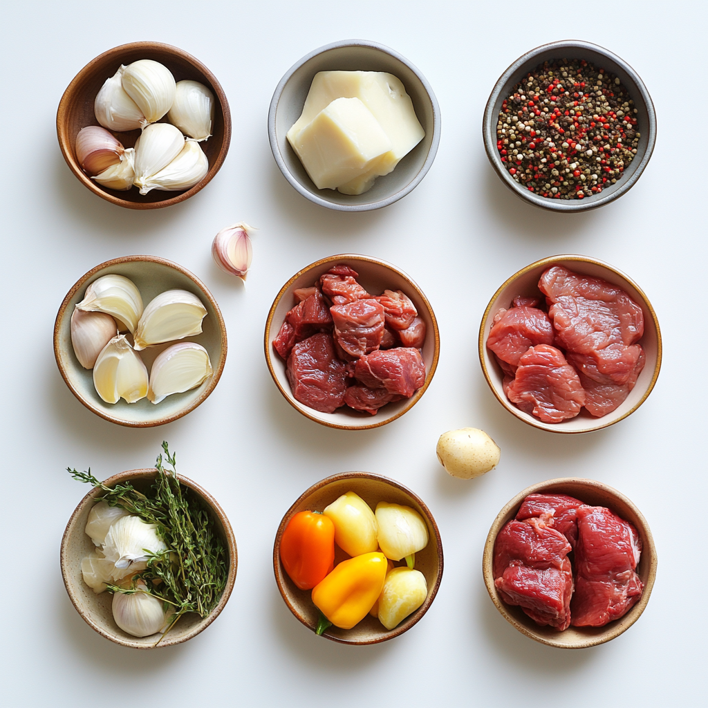 Dish with salmon and asparagus, served on a plate with a lemon wedge