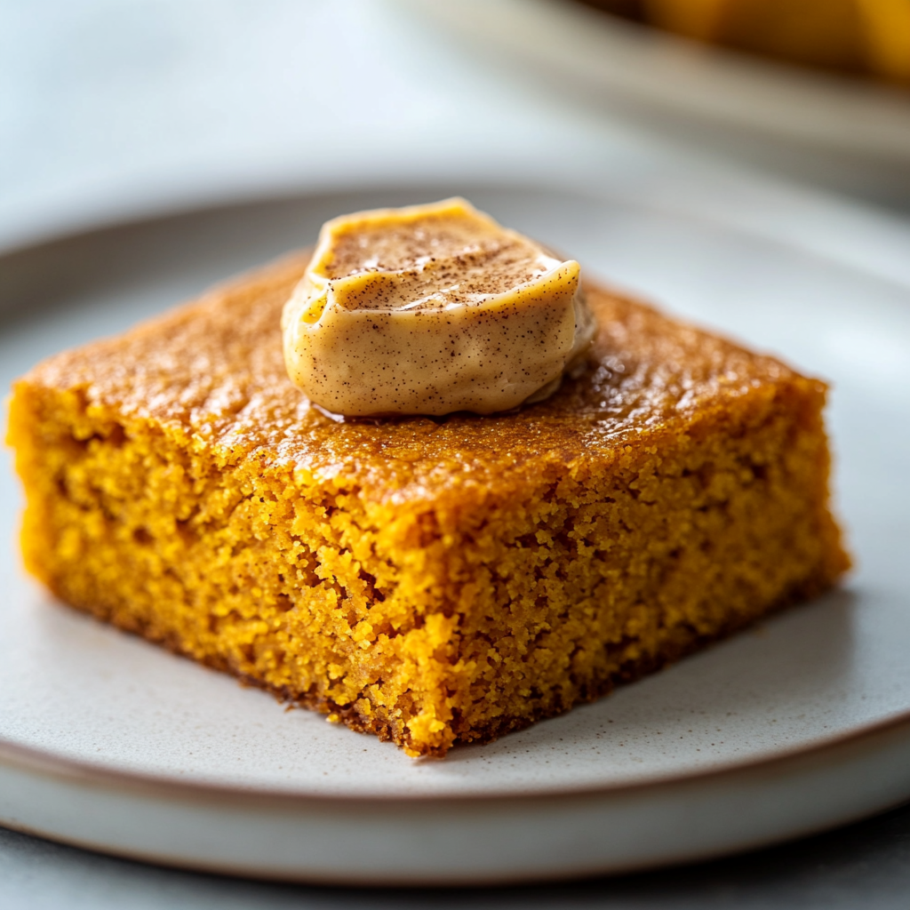 Cinnamon Honey Butter Sweet Potato Cornbread 🍠🍯�