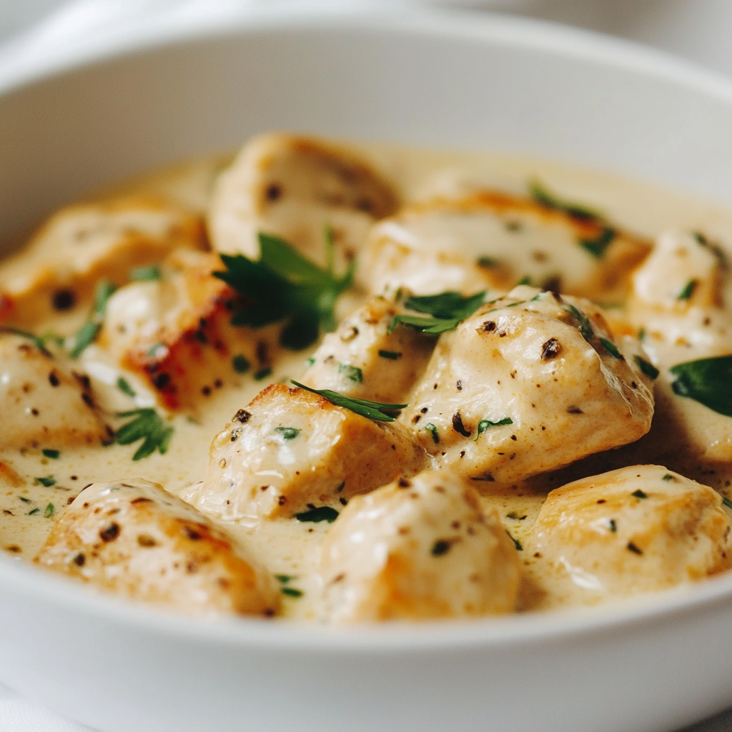 Creamy Garlic Skillet Chicken