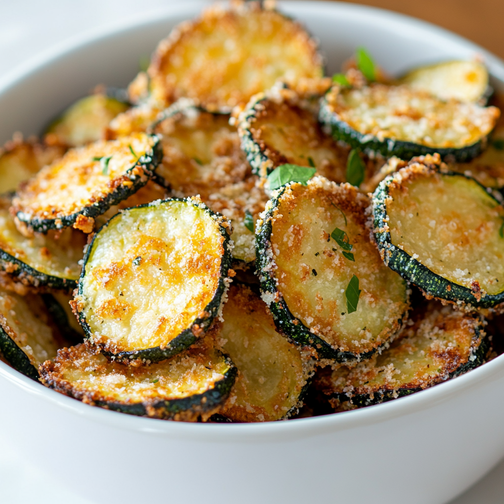 Crispy Parmesan Zucchini 🥒