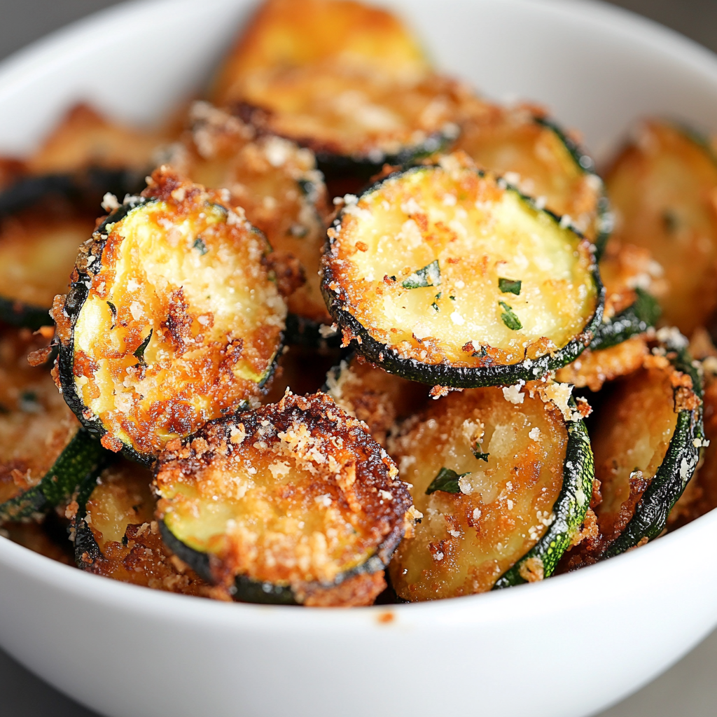 Crispy Parmesan Zucchini 🥒
