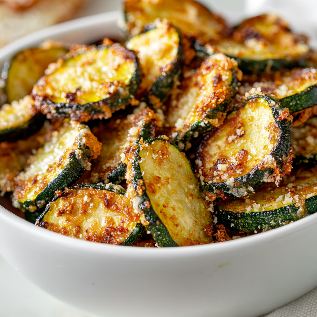 Crispy Parmesan Zucchini 🥒