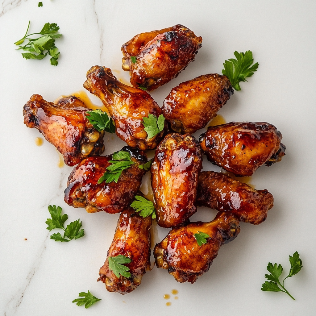 Crispy Honey Glazed Chicken Wings