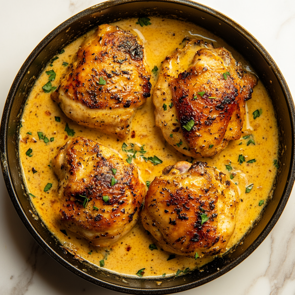 Creamy Garlic Butter Chicken Skillet