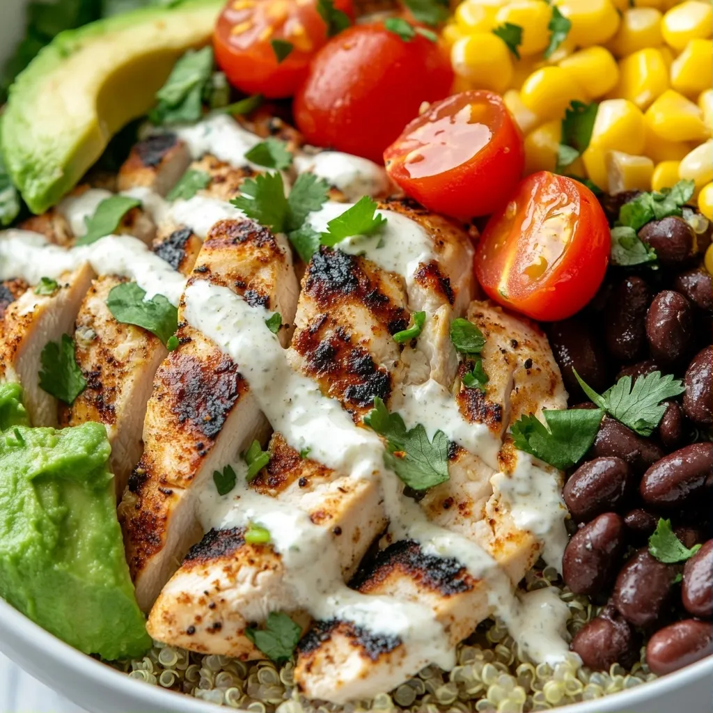 Easy High Protein Chicken Bowl You’ll Love