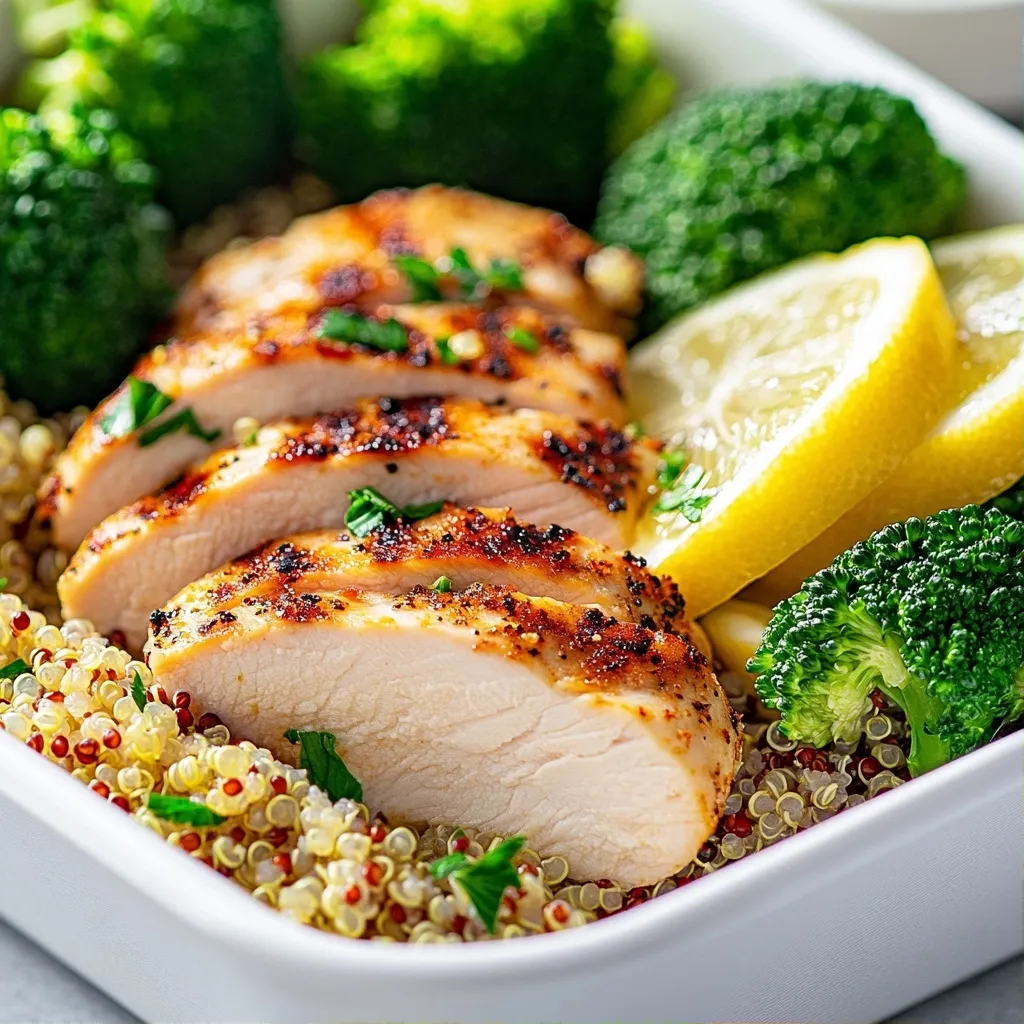 Quick High Protein Chicken Meal Prep