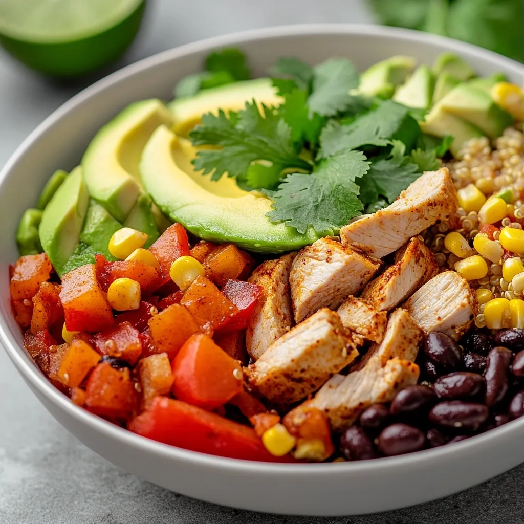 Spicy Chicken Bowl High Protein Style