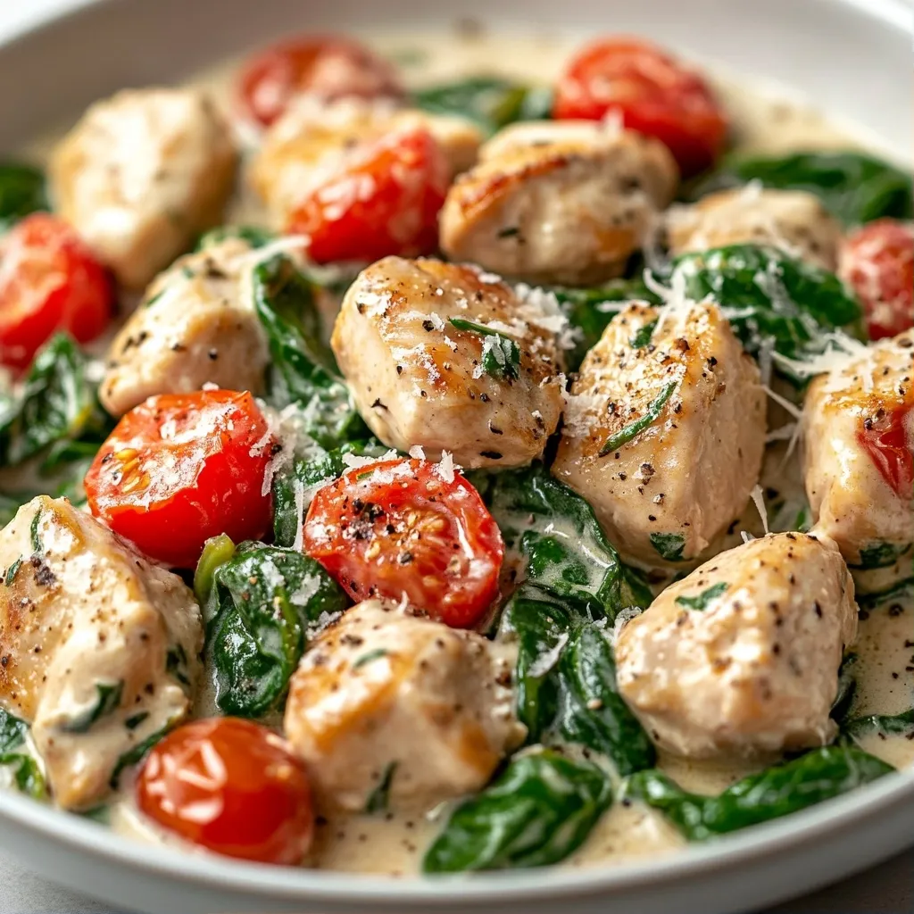 Creamy High Protein Chicken Skillet