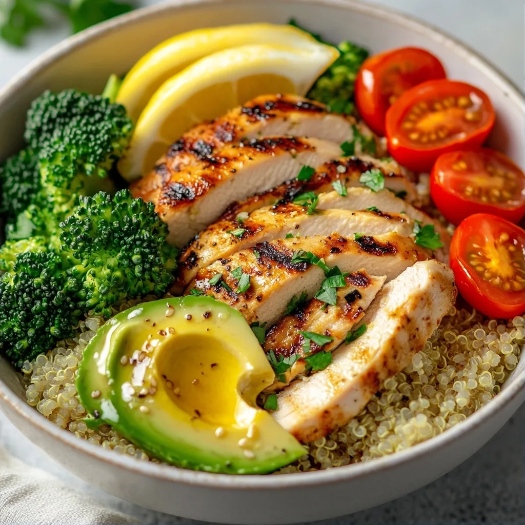 Simple Chicken Bowl for Weight Loss