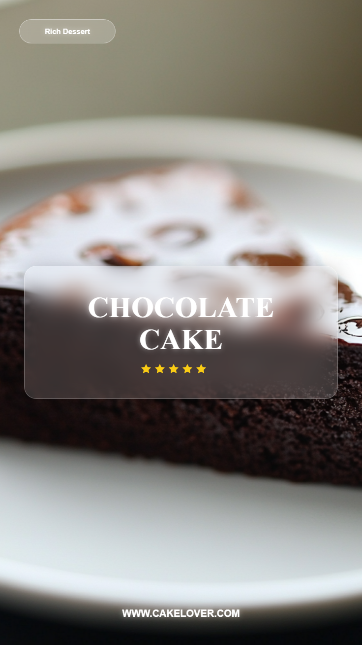 Decadent Chocolate Cake with crispy potato crust and vegetable filling a white plate overhead view