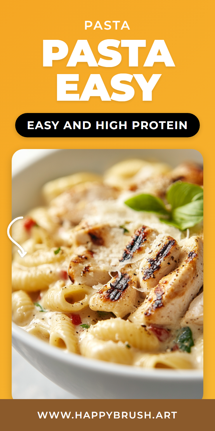 Easy Pasta with Tomato Sauce with crispy potato crust and vegetable filling a white plate overhead view