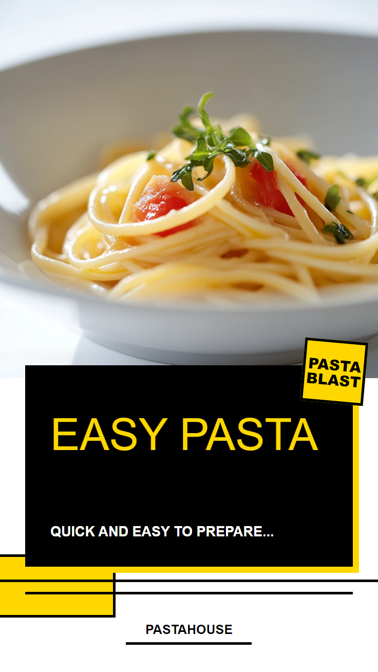 Easy Pasta with crispy potato crust and vegetable filling a white plate overhead view